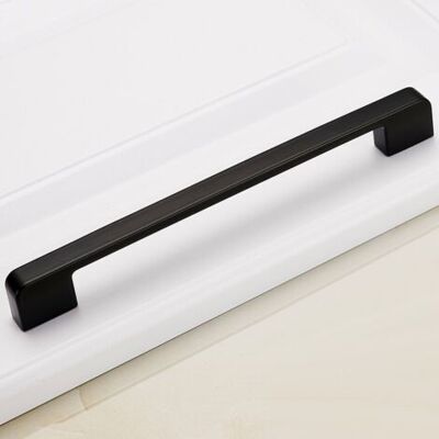 ABYSSE Poignées De Meubles De Cuisine Modernes En Alliage D'Aluminium Noir Mat, Entraxe (10 Pièces, 192 Mm) - - Publicité ABYSSE Poignées De Meubles De Cuisine Modernes En Alliage D'Aluminium Noir Mat, Entraxe (10 Pièces, 192 Mm) - - Publicité