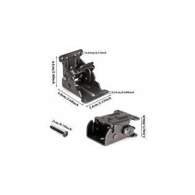 OEM Accessoires De Pliage De Charnière À Charnière Autobloquante Pliante À 90 Degrés (4pcs Nickel Noir) - Crezuo - Publicité OEM Accessoires De Pliage De Charnière À Charnière Autobloquante Pliante À 90 Degrés (4pcs Nickel Noir) - Crezuo - Publicité