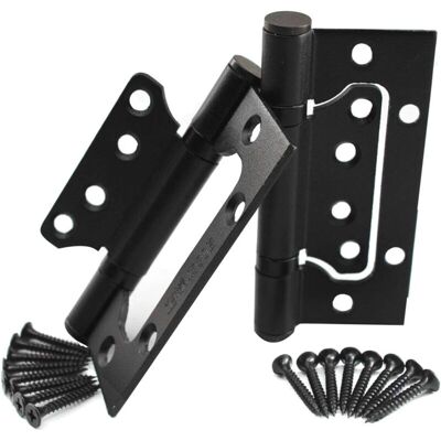 Melissa Lot De 2 Charnières De Porte Invisibles À Roulement À Billes En Acier Inoxydable Résistant À La Rouille Se Déplace Facilement Et Silencieusement – 10,2 Cm (noir) - Publicité Melissa Lot De 2 Charnières De Porte Invisibles À Roulement À Billes En Acier Inoxydable Résistant À La Rouille Se Déplace Facilement Et Silencieusement – 10,2 Cm (noir) - Publicité