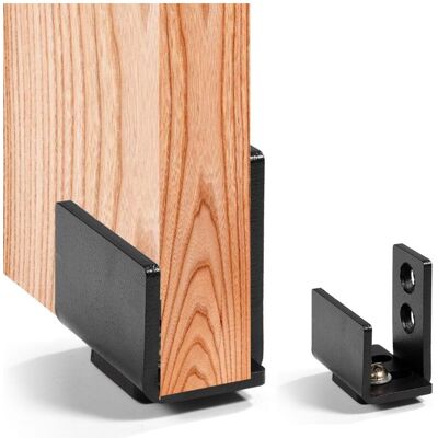 PELTOR Jeffergarden Guide De Plancher Porte Coulissante Quincaillerie Fixée Au Mur Avec Guide De Porte De Grange Coulissante En Acier Au Carbone Noir Pour Guidage Au Sol Pour Usage Intensif Avec Vis - Publicité PELTOR Jeffergarden Guide De Plancher Porte Coulissante Quincaillerie Fixée Au Mur Avec Guide De Porte De Grange Coulissante En Acier Au Carbone Noir Pour Guidage Au Sol Pour Usage Intensif Avec Vis - Publicité