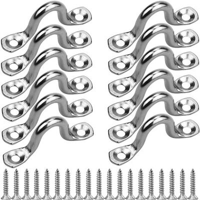 ALVIOR Boucle De Pont - Acier Inoxydable 304 - 4 Mm - Pour Kayak Et Bateau - Fixation Par Vis - Lot De 12 Pièces - Publicité ALVIOR Boucle De Pont - Acier Inoxydable 304 - 4 Mm - Pour Kayak Et Bateau - Fixation Par Vis - Lot De 12 Pièces - Publicité