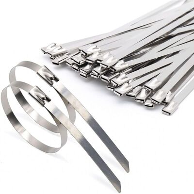 MOXIE 100 Pièces Attaches De Câble Robustes, Collier De Serrage Inox En Acier Inoxydable Serre-câbles Acier Autobloquante 4,6x200mm - Publicité MOXIE 100 Pièces Attaches De Câble Robustes, Collier De Serrage Inox En Acier Inoxydable Serre-câbles Acier Autobloquante 4,6x200mm - Publicité