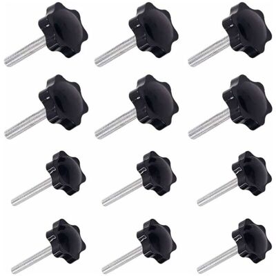 OEM 12 Pièces M6 (31 ) × 40mm Et M8 (38 ) × 40mm Poignée De Serrage À Filetage Mâle Gripandles Vis Boutons Poignées Bouton Étoile-dou - Publicité OEM 12 Pièces M6 (31 ) × 40mm Et M8 (38 ) × 40mm Poignée De Serrage À Filetage Mâle Gripandles Vis Boutons Poignées Bouton Étoile-dou - Publicité