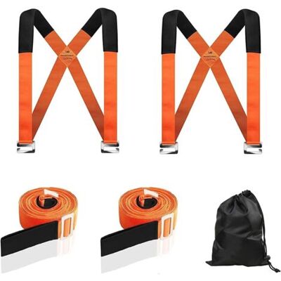 ABYSSE Sangles De Déménagement, Sangles De Levage Pour 2 Personnes Pour Déplacer Des Meubles, Système De Levage Et De Déplacement, Ceinture D'Épaule Pour Transporter Des Meubles Lourds, Appareils Électroména - Publicité ABYSSE Sangles De Déménagement, Sangles De Levage Pour 2 Personnes Pour Déplacer Des Meubles, Système De Levage Et De Déplacement, Ceinture D'Épaule Pour Transporter Des Meubles Lourds, Appareils Électroména - Publicité