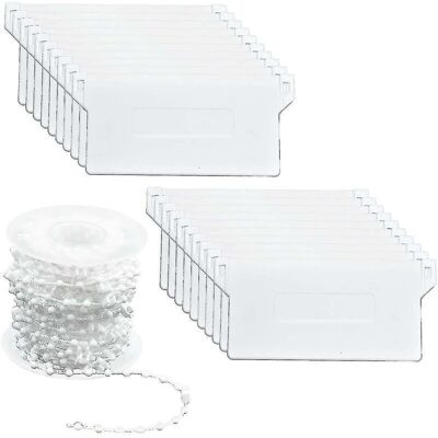 OEM Kit De Réparation Pour Stores Verticaux – 20 Poids En Plastique Blanc, Lattes Inférieures 89 Mm × 10 M - Publicité OEM Kit De Réparation Pour Stores Verticaux – 20 Poids En Plastique Blanc, Lattes Inférieures 89 Mm × 10 M - Publicité
