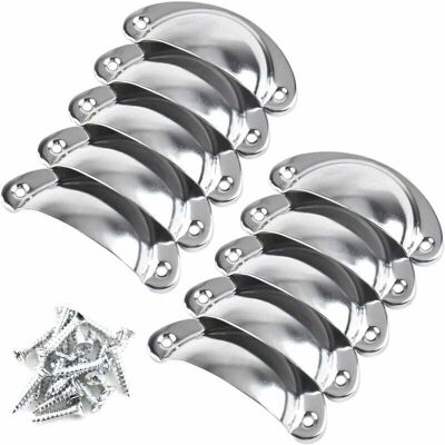OEM 10pcs Poignée De Tiroir Vintage. Bouton De Porte En Forme De Coquille. Décoration Rétro Pour Meuble - Publicité OEM 10pcs Poignée De Tiroir Vintage. Bouton De Porte En Forme De Coquille. Décoration Rétro Pour Meuble - Publicité