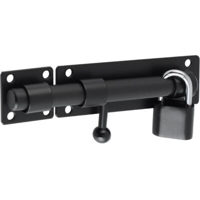 Nalookamicloquet De Porte Loquet Porte Extérieur Avec Cadenas, Verrou De Porte Pour Portail, Jardin, Cabanon, Serrure Porte Coulissante Finition Noir Mat En Acier Inoxydable, Barre 15cm, Emst8060-b - Publicité Nalookamicloquet De Porte Loquet Porte Extérieur Avec Cadenas, Verrou De Porte Pour Portail, Jardin, Cabanon, Serrure Porte Coulissante Finition Noir Mat En Acier Inoxydable, Barre 15cm, Emst8060-b - Publicité