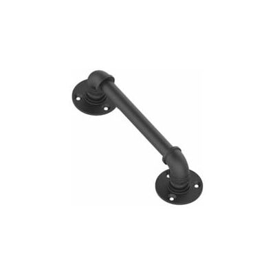 ALVIOR Poignée Coulissante - 30 Cm - Acier Noir Mat - Pour Porte En Bois Épaisseur 3 À 5 Cm - Style Rétro Barn Door - Publicité ALVIOR Poignée Coulissante - 30 Cm - Acier Noir Mat - Pour Porte En Bois Épaisseur 3 À 5 Cm - Style Rétro Barn Door - Publicité