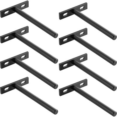 Generic 8 Pcs Equerre Etagere Murale Fixation Flottante Invisible, Support Etagere Murale En Métal, Tablette Flottante Support Charge Lourde - Publicité Generic 8 Pcs Equerre Etagere Murale Fixation Flottante Invisible, Support Etagere Murale En Métal, Tablette Flottante Support Charge Lourde - Publicité