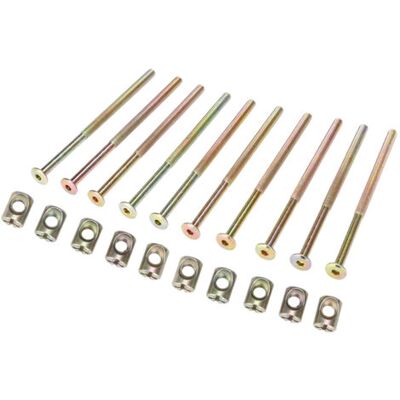 ABYSSE Lot De 10 Boulons À Tête Cylindrique M6 En Acier Au Carbone De 120 Mm Pour Meubles, Avec Écrous Cylindriques De 6 Mm. Publicité ABYSSE Lot De 10 Boulons À Tête Cylindrique M6 En Acier Au Carbone De 120 Mm Pour Meubles, Avec Écrous Cylindriques De 6 Mm. Publicité