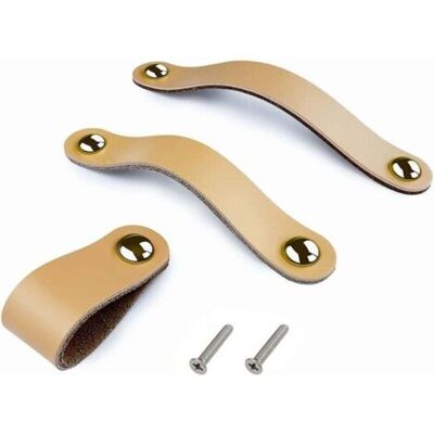ABYSSE 6 Poignées Noir De Tiroir À La Main En Cuir Commode Armoire Bouton Poignées Poignée De Porte Réglable Cuisine Tire Boutons Avec Vis 22mm, Distance De Trou: 128mm - Publicité ABYSSE 6 Poignées Noir De Tiroir À La Main En Cuir Commode Armoire Bouton Poignées Poignée De Porte Réglable Cuisine Tire Boutons Avec Vis 22mm, Distance De Trou: 128mm - Publicité