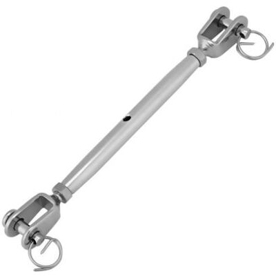 ABYSSE Tendeur À Mâchoires Fermées En Acier Inoxydable Pour Bateau/yacht (m12) - Publicité ABYSSE Tendeur À Mâchoires Fermées En Acier Inoxydable Pour Bateau/yacht (m12) - Publicité
