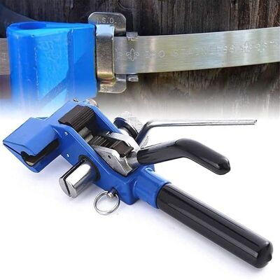JUSCH Tendeur De Feuillard, Outil Pour Tendeur En Acier Inoxydable, Attaches De Câble Fixation De Coupe De Tension, Outil De Mise En Bande Guidé À La Main - Publicité JUSCH Tendeur De Feuillard, Outil Pour Tendeur En Acier Inoxydable, Attaches De Câble Fixation De Coupe De Tension, Outil De Mise En Bande Guidé À La Main - Publicité