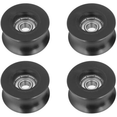 ABYSSE 4 Pcs U Poulie À Gorge 0840uu Roue Gorge Type D'U Roue De Guidage De Rouleau De Poulie En U 8x40x20.7mm (4pcs 8x40x20.7mm) - Publicité ABYSSE 4 Pcs U Poulie À Gorge 0840uu Roue Gorge Type D'U Roue De Guidage De Rouleau De Poulie En U 8x40x20.7mm (4pcs 8x40x20.7mm) - Publicité