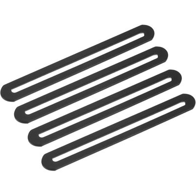 OEM 4 Supports De Fixation Plats Droits Et Épais En Acier Inoxydable De 155 X 19 Mm, Pour Étagères De Meubles Fixes (noir) - Publicité OEM 4 Supports De Fixation Plats Droits Et Épais En Acier Inoxydable De 155 X 19 Mm, Pour Étagères De Meubles Fixes (noir) - Publicité