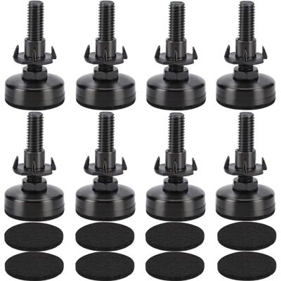 MOXIE M10 Lot De 8 Pieds Réglables Pour Redresseurs De Meubles, Vis De Réglage, Pieds De Réglage Avec Écrou À Enfoncer Pour Pieds De Meubles En Bois - Publicité MOXIE M10 Lot De 8 Pieds Réglables Pour Redresseurs De Meubles, Vis De Réglage, Pieds De Réglage Avec Écrou À Enfoncer Pour Pieds De Meubles En Bois - Publicité