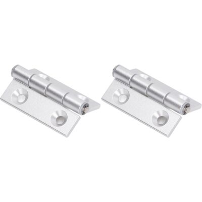 LBVIE Charnières En Aluminium Pliables À Ouverture Plate Avec Douille En Résine Épaisse Pour Portes Et Outils De Menuiserie - Publicité LBVIE Charnières En Aluminium Pliables À Ouverture Plate Avec Douille En Résine Épaisse Pour Portes Et Outils De Menuiserie - Publicité