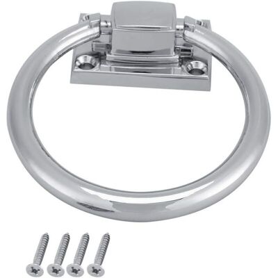 OEM Anneau De Traction Poignée De Porte Acier Inoxydable Argent Brillant Anneau De Traction En Métal Chromé Rond Heurtoir De Porte En Bois Intégré Chaise Tire Poignée Décor (100 X 54 X 37 Mm) - Publicité OEM Anneau De Traction Poignée De Porte Acier Inoxydable Argent Brillant Anneau De Traction En Métal Chromé Rond Heurtoir De Porte En Bois Intégré Chaise Tire Poignée Décor (100 X 54 X 37 Mm) - Publicité