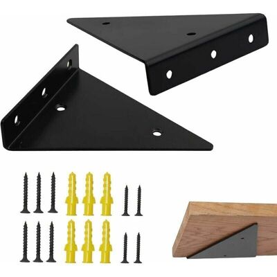 OEM Etagere Murale Fixation Invisible 17cm 2 Pièces Triangle Équerre Étagère Support Invisible Etagere Support D'Étagère Invisible En Métal Support D'Étagère En Triangle En Métal Flottant Noir Av-dou - Publicité OEM Etagere Murale Fixation Invisible 17cm 2 Pièces Triangle Équerre Étagère Support Invisible Etagere Support D'Étagère Invisible En Métal Support D'Étagère En Triangle En Métal Flottant Noir Av-dou - Publicité