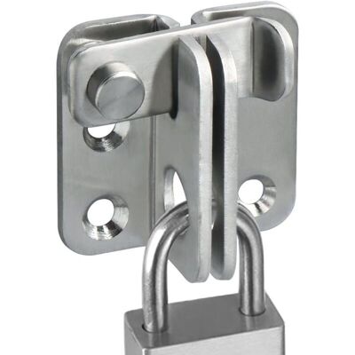 Scotch Verrou De Porte Coulissante Cadenas Moraillon Serrure De Porte Loquet De Verrouillage De Boucle Crochet Antivol, Finition Brossée En Acier Inoxydable, Ems3001-b - Publicité Scotch Verrou De Porte Coulissante Cadenas Moraillon Serrure De Porte Loquet De Verrouillage De Boucle Crochet Antivol, Finition Brossée En Acier Inoxydable, Ems3001-b - Publicité