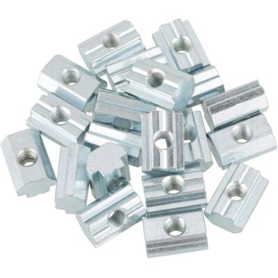 ABYSSE Écrou Coulissant En Acier Au Carbone Zingué Pour Accessoires De Profilés En Aluminium (m6) - Publicité ABYSSE Écrou Coulissant En Acier Au Carbone Zingué Pour Accessoires De Profilés En Aluminium (m6) - Publicité