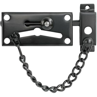 OEM Chaîne De Porte De Sécurité, Chaîne De 19.3 Cm, En Acier Inoxydable, Serrure À Chaîne De Porte Avec Vis, Chaîne De Protection De Serrure De Porte, Verrou Porte Interieure Robuste, Noir - Publicité OEM Chaîne De Porte De Sécurité, Chaîne De 19.3 Cm, En Acier Inoxydable, Serrure À Chaîne De Porte Avec Vis, Chaîne De Protection De Serrure De Porte, Verrou Porte Interieure Robuste, Noir - Publicité