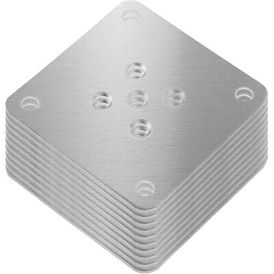 PUNNYB De Fixation Pour Pieds De Canapé 7 X 7 Cm Épaisseur 2 Mm 5 - Publicité PUNNYB De Fixation Pour Pieds De Canapé 7 X 7 Cm Épaisseur 2 Mm 5 - Publicité