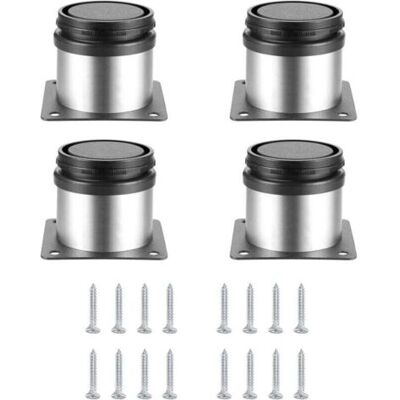 ABYSSE 4 Pièces Pieds De Meubles Réglables, Pied De Table Reglable Hauteur Métal, Pieds Meuble Cuisine, Pieds De Meubles Armoires Étagères Table Acier Inoxydable, Avec Vis - 50x50 Mm - Publicité ABYSSE 4 Pièces Pieds De Meubles Réglables, Pied De Table Reglable Hauteur Métal, Pieds Meuble Cuisine, Pieds De Meubles Armoires Étagères Table Acier Inoxydable, Avec Vis - 50x50 Mm - Publicité