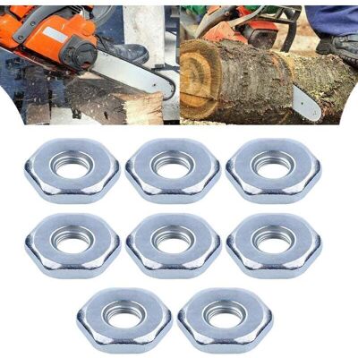 STAKMANN Lot De 8 Écrous Universels M8 Pour Protection De Chaîne De Tronçonneuse Compatible Ms240 Ms260 Ms251 - Publicité STAKMANN Lot De 8 Écrous Universels M8 Pour Protection De Chaîne De Tronçonneuse Compatible Ms240 Ms260 Ms251 - Publicité