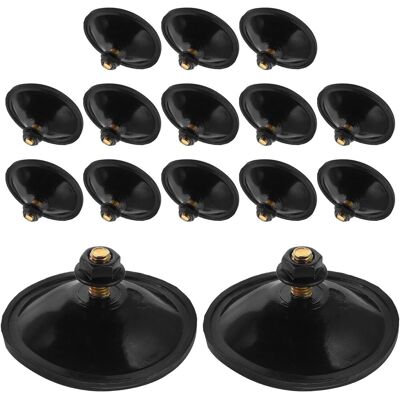 JILLIOPER Lot De 15 Ventouses Murales Noires À Vis M6, Diamètre 5,5 Cm, Pvc Renforcé, Patins Pour Meubles Et Tables En Verre, Support Solide Pour Salle De Bain Et Rangement Maison - Publicité JILLIOPER Lot De 15 Ventouses Murales Noires À Vis M6, Diamètre 5,5 Cm, Pvc Renforcé, Patins Pour Meubles Et Tables En Verre, Support Solide Pour Salle De Bain Et Rangement Maison - Publicité