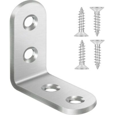 ENLENK 20pcs Équerre De Fixation Inox 40x40x16mm, Équerre Angle 90 Degrés En Acier, Équerre Étagère, Équerre De Coin, Pour La Fixation Et La Réparation De Meubles, Renforcer Les Joints - Publicité ENLENK 20pcs Équerre De Fixation Inox 40x40x16mm, Équerre Angle 90 Degrés En Acier, Équerre Étagère, Équerre De Coin, Pour La Fixation Et La Réparation De Meubles, Renforcer Les Joints - Publicité