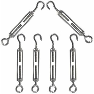 STAKMANN Tendeur Câble Acier Inoxydable 304 Réglable Crochet Et Œil Pour Fil Antenne Corde À Linge Chaîne Lot De 6 Pièces - Publicité STAKMANN Tendeur Câble Acier Inoxydable 304 Réglable Crochet Et Œil Pour Fil Antenne Corde À Linge Chaîne Lot De 6 Pièces - Publicité
