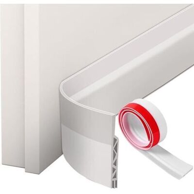 KOMIRO Joint De Porte En Silicone Souple, Joint De Porte Insonorisant, Joint De Porte Isolant Contre Le Froid, Blanc 1 M X 50 Mm - Publicité KOMIRO Joint De Porte En Silicone Souple, Joint De Porte Insonorisant, Joint De Porte Isolant Contre Le Froid, Blanc 1 M X 50 Mm - Publicité