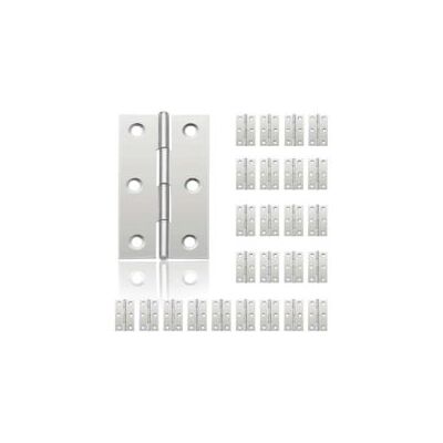 OEM 24pcs Petit Charnières Pour Portes, Charnière Inox, Diy Charnières De Portes Pour Porte Placard Charnière Piano Boîtes À Bijoux La Maison Meubles Matériel Armoire(44mm32mm)-crezuo - Publicité OEM 24pcs Petit Charnières Pour Portes, Charnière Inox, Diy Charnières De Portes Pour Porte Placard Charnière Piano Boîtes À Bijoux La Maison Meubles Matériel Armoire(44mm32mm)-crezuo - Publicité