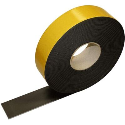 ABYSSE Joint De Porte Et Fenêtre,ruban D'Étanchéité En Mousse, Ruban De Joint, Ruban De Compression Noir 50 Mm (l) X 3 Mm (p) X 10 M (l) Noir - Publicité ABYSSE Joint De Porte Et Fenêtre,ruban D'Étanchéité En Mousse, Ruban De Joint, Ruban De Compression Noir 50 Mm (l) X 3 Mm (p) X 10 M (l) Noir - Publicité