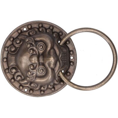 MCKENSA Heurtoir De Porte Ancien En Laiton Avec Tête De Lion, Poignée De Porte Rétro, Décoration Intérieure - Publicité MCKENSA Heurtoir De Porte Ancien En Laiton Avec Tête De Lion, Poignée De Porte Rétro, Décoration Intérieure - Publicité