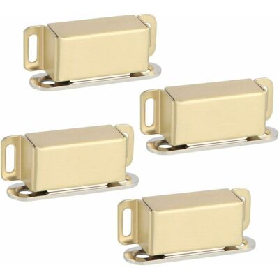 OEM Aimant Porte Placard Loquet Magnétique Pour Tirtoirs Ou Armoires Fermeture De Porte, Finition Dorée En Acier Inoxydable, 4 Pcs, Ecat001g-4p-fr - Publicité OEM Aimant Porte Placard Loquet Magnétique Pour Tirtoirs Ou Armoires Fermeture De Porte, Finition Dorée En Acier Inoxydable, 4 Pcs, Ecat001g-4p-fr - Publicité