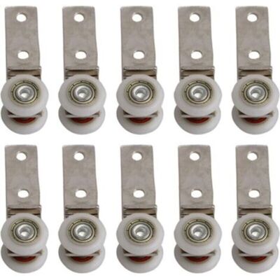 ENLENK 6,5 X 1,9 Cm Coude De Conduit En Métal Roulement Bloc De Poulie Avec Deux Plastique De Roue Pour Porte Coulissante Fenêtre Cabinet Npterbl - Publicité ENLENK 6,5 X 1,9 Cm Coude De Conduit En Métal Roulement Bloc De Poulie Avec Deux Plastique De Roue Pour Porte Coulissante Fenêtre Cabinet Npterbl - Publicité