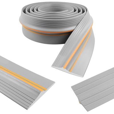 SANS MARQUE Joint De Porte De Garage Joint De Seuil De Porte De Garage En Caoutchouc Joint De Sol Étanche Bandes D'Étanchéité Pour Garages Entrepôts (80mm×14mm×3m, Gris) - Publicité SANS MARQUE Joint De Porte De Garage Joint De Seuil De Porte De Garage En Caoutchouc Joint De Sol Étanche Bandes D'Étanchéité Pour Garages Entrepôts (80mm×14mm×3m, Gris) - Publicité