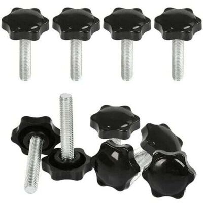 OEM 10 Pcs M8x40mm Boutons Serrage Vis Tte Molete,bouton Main Filet Ecrou En Etoile Boulon De Serrage Filetage Boutons De Serrage Filetage Avec Poigne Serrage De Poigne Visser En Plastique-dou - Publicité OEM 10 Pcs M8x40mm Boutons Serrage Vis Tte Molete,bouton Main Filet Ecrou En Etoile Boulon De Serrage Filetage Boutons De Serrage Filetage Avec Poigne Serrage De Poigne Visser En Plastique-dou - Publicité