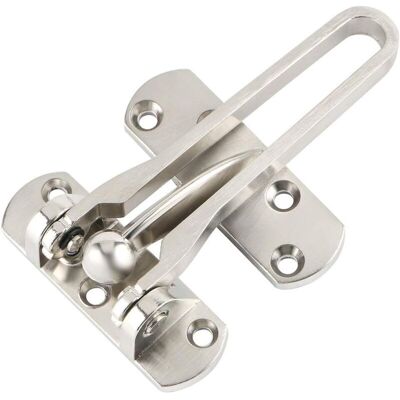 OEM Verrouillage Porte Secondaire Chaîne De Sécurité En Acier Inoxydable, Barre Pivotante Brossée, Verrou Coulissant De Sécurité - Publicité OEM Verrouillage Porte Secondaire Chaîne De Sécurité En Acier Inoxydable, Barre Pivotante Brossée, Verrou Coulissant De Sécurité - Publicité