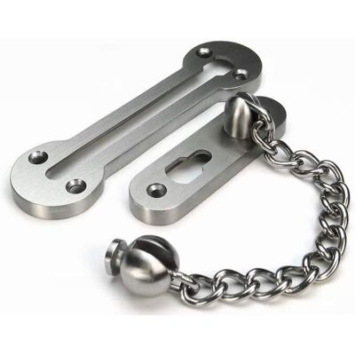 OEM Solid 3mm En Acier Inoxydable 304 Extra-épais Chaîne De Porte Sécurité Coulissant À Chaîne Chaine Pour Porte D'Entrée - Publicité OEM Solid 3mm En Acier Inoxydable 304 Extra-épais Chaîne De Porte Sécurité Coulissant À Chaîne Chaine Pour Porte D'Entrée - Publicité