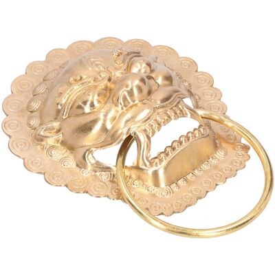 MCKENSA Heurtoir De Porte Antique En Laiton, Double Poignée De Porte Pour Porte Latérale De Cour En Bois - Publicité MCKENSA Heurtoir De Porte Antique En Laiton, Double Poignée De Porte Pour Porte Latérale De Cour En Bois - Publicité