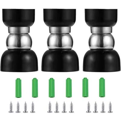 MOXIE 3 Pièces Butoir De Porte Magnétique,acier Inoxydable Butées Arrêts De Porte Door Stoppers Pour Montage Mural Ou Au Sol Avec Vis - 55x34x30mm - Publicité MOXIE 3 Pièces Butoir De Porte Magnétique,acier Inoxydable Butées Arrêts De Porte Door Stoppers Pour Montage Mural Ou Au Sol Avec Vis - 55x34x30mm - Publicité