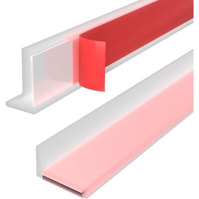 FOGSHIELD Joint D'Étanchéité Pour Seuil De Porte De Douche - Joint D'Étanchéité Auto-adhésif En Silicone Étanche, Anti-fuite, Flexible, Convient Aux Salles De Douche, Baignoires Et Lavabos, 200 Cm. Publicité FOGSHIELD Joint D'Étanchéité Pour Seuil De Porte De Douche - Joint D'Étanchéité Auto-adhésif En Silicone Étanche, Anti-fuite, Flexible, Convient Aux Salles De Douche, Baignoires Et Lavabos, 200 Cm. Publicité