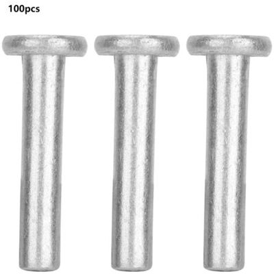 ABYSSE Lot De 100 Rivets Fixes En Aluminium À Tête Plate Gb867 M4, Kit De Rivets Fixes À Tête Fraisée (m4 X 20-25) - Publicité ABYSSE Lot De 100 Rivets Fixes En Aluminium À Tête Plate Gb867 M4, Kit De Rivets Fixes À Tête Fraisée (m4 X 20-25) - Publicité