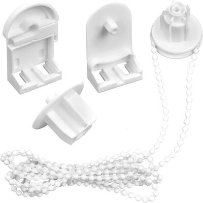 XVX Kit De Chaîne De Manœuvre Pour Stores Enrouleurs 25 Mm – Perle Ajustable, Système À Poulie Latérale, Compatible Double Store Occultant - Publicité XVX Kit De Chaîne De Manœuvre Pour Stores Enrouleurs 25 Mm – Perle Ajustable, Système À Poulie Latérale, Compatible Double Store Occultant - Publicité