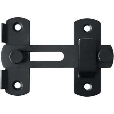 OEM Verrou Porte Coulissante Serrure Volet Loquet Porte Verrou Portail À Bascule Boulon Avec Vis Pour Porte, Fenêtre, Placard Et Jardin, Finition Noir Mat En Acier Inoxydable - Publicité OEM Verrou Porte Coulissante Serrure Volet Loquet Porte Verrou Portail À Bascule Boulon Avec Vis Pour Porte, Fenêtre, Placard Et Jardin, Finition Noir Mat En Acier Inoxydable - Publicité