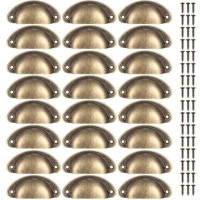 ABYSSE 24 Pièces Poignées De Coquille Vintage, Poignées De Tiroir Semi-circulaires, Poignées De Meubles, Boutons De Coquille Pour Armoire De Tiroir De Porte, Cuisine, Placards, Avec Vis De 48 Pièces - Publicité ABYSSE 24 Pièces Poignées De Coquille Vintage, Poignées De Tiroir Semi-circulaires, Poignées De Meubles, Boutons De Coquille Pour Armoire De Tiroir De Porte, Cuisine, Placards, Avec Vis De 48 Pièces - Publicité