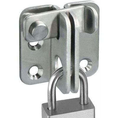 OEM Verrou De Porte Coulissante Cadenas Ems3001-b - Moraillon - Serrure De Porte - Loquet De Verrouillage De Boucle - Crochet Antivol - Finition Brossée En Acier Inoxydable-crezuo - Publicité OEM Verrou De Porte Coulissante Cadenas Ems3001-b - Moraillon - Serrure De Porte - Loquet De Verrouillage De Boucle - Crochet Antivol - Finition Brossée En Acier Inoxydable-crezuo - Publicité